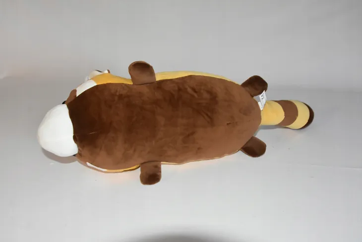 poduszka-walek-panda-czerwona-50cm-material-tkanina