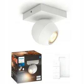 lampa-punktowa-kinkiet-led-spot-buckram-bialy-gu10-5w-philips-hue-pilot