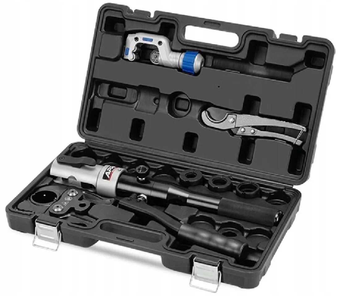 ZACISKARKA PRASA RUR MIEDŹ PEX INOX HYDRAULICZNA SZCZĘKOWA APRIL