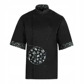 bluza-kucharska-czarna-skulls-motyw-piracki-rekaw-krotki-roz-xl