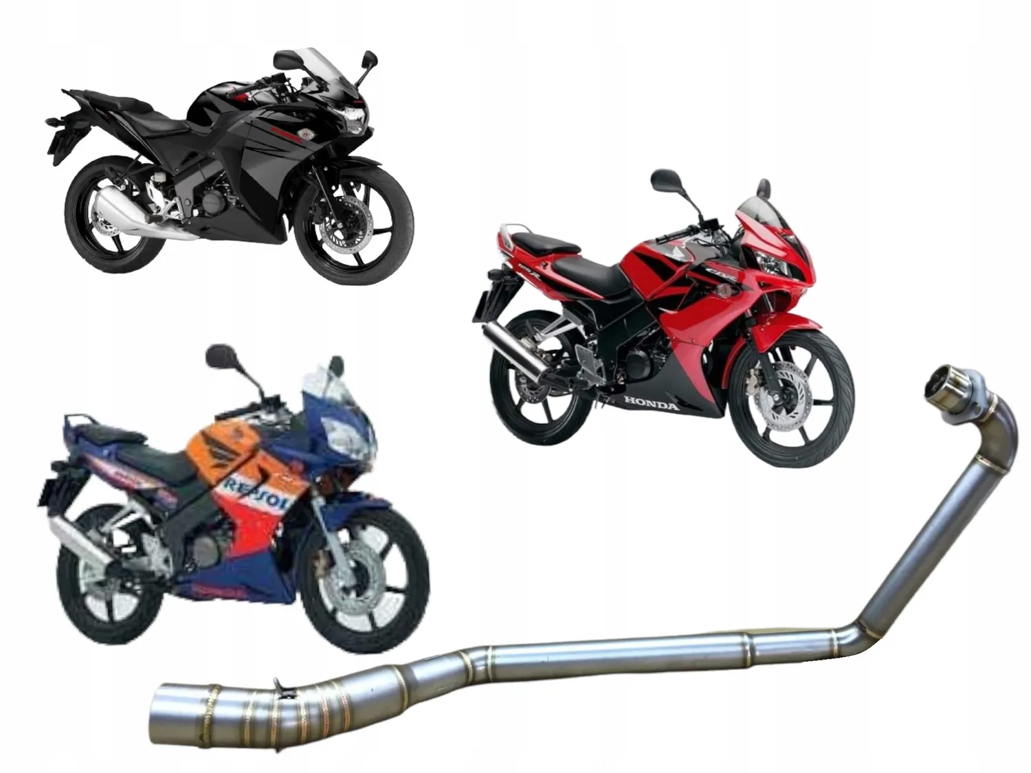 Wydech Sportowy Tłumik Dekat Do Honda CBR 125 JC34 JC39 JC50