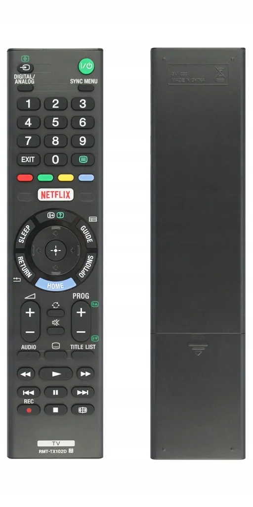 pilot-do-tv-sony-rmt-tx102d