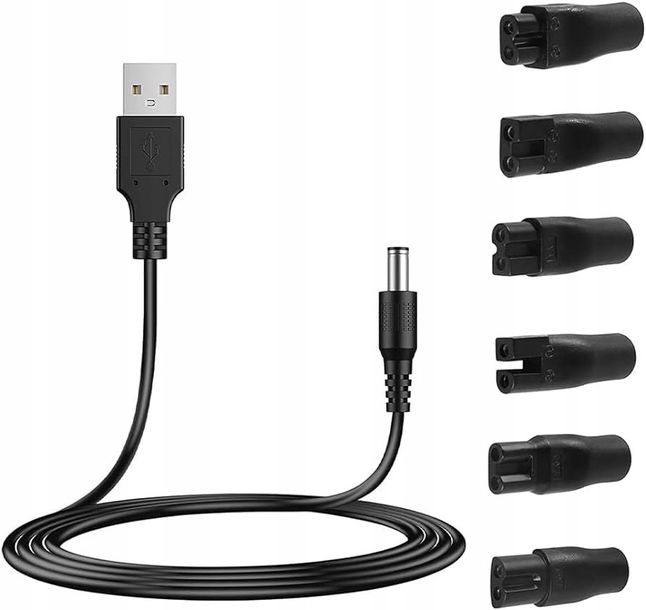 ﻿Ładowarka kabel USB ładowania do golarka Alpha Braun Philips Remington Wahl