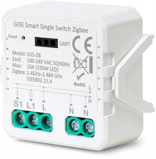 gise-smart-single-switch-no-neutral-zigbee-or-pojedynczy-modul-przekaznikowy-seria-44048
