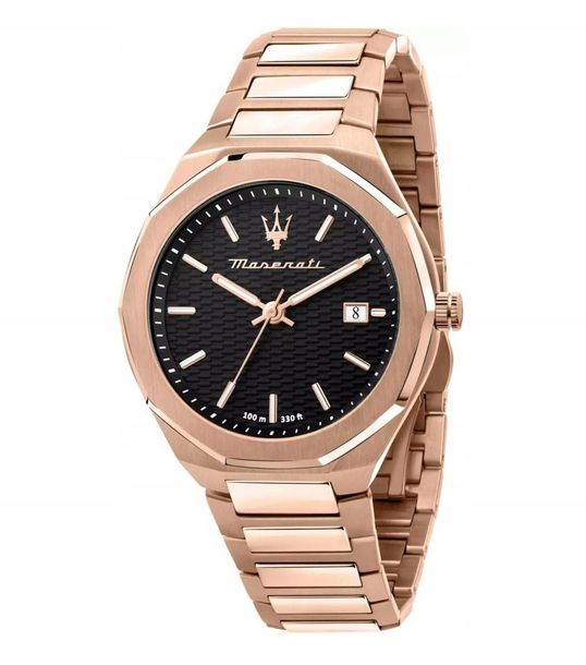 Фото - Наручний годинник Maserati ﻿ZEGAREK MĘSKI  STILE R8873642007 ZŁOTY  ORYGINALNY + BOX (ROSE GOLD)