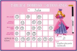 tablica-dobrego-zachowania-dla-dziewczynki-rozowa
