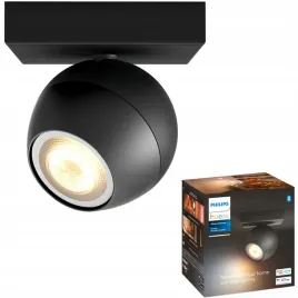 lampa-punktowa-kinkiet-led-spot-buckram-czarny-gu10-5w-cct-philips-hue