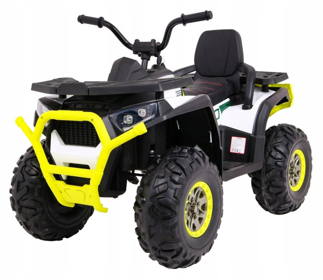Quad dla dzieci NA AKUMULATOR ATV Desert XMX-607 Biały Napęd 4x4 Pilot ...
