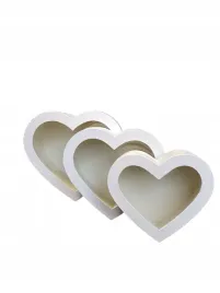 flower-box-gladki-serce-z-szybka-bialy-komplet-3-szt