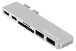 estuff-silver-hub-thunderbolt-40gb5k-macbook-pro