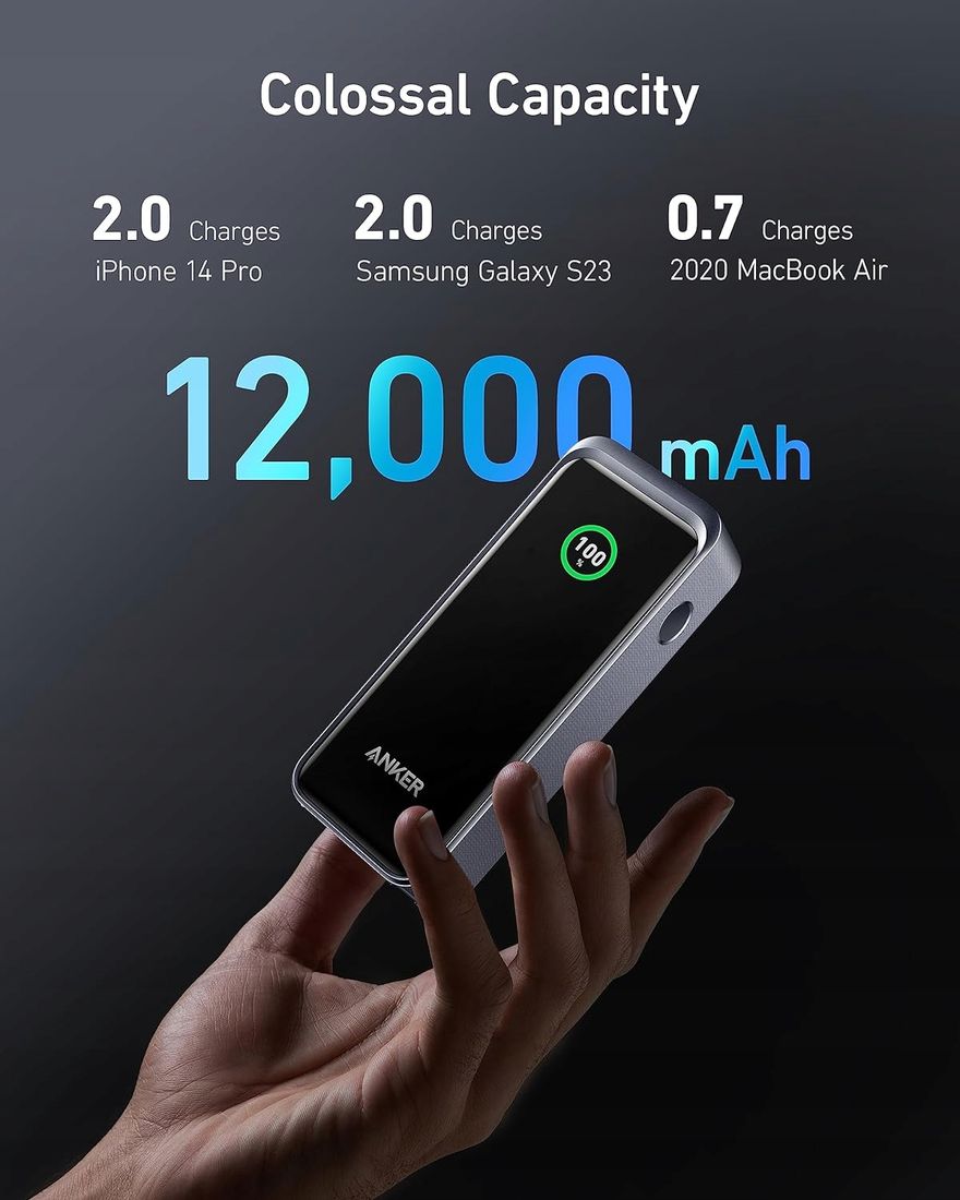 Anker Prime Powerbank 12000 mAh 130 W inteligentny