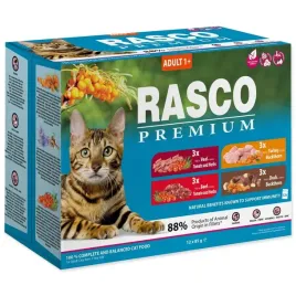 rasco-premium-wolowina-cielecina-indyk-kaczka-fileciki-w-sosie-12x85g-sa
