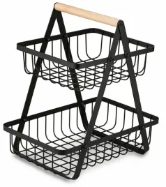 koszyk-uniwersalny-2-poziomowy-z-drewniana-raczka-czarny-tadar