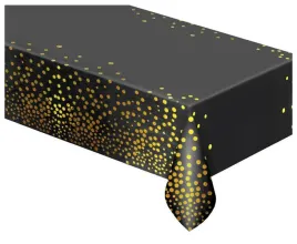 obrus-czarny-zlote-groszki-foliowy-na-stol-urodziny-roczek-party-137x183cm