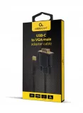 gembird-adapter-usb-c-do-vga-m-2-m-czarny-stan-nowy