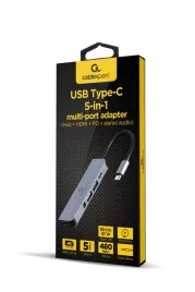 adapter-usb-typ-c-5w1-hub-hdmi-pd-dzwiek-stereo