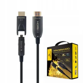 kabel-hdmi-aoc-optyczny-z-adapterem-micro-hdmi-premium-arc-hdr-4k-60hz-30m