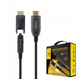 kabel-hdmi-aoc-optyczny-z-adapterem-micro-hdmi-premium-arc-hdr-4k-60hz-30m