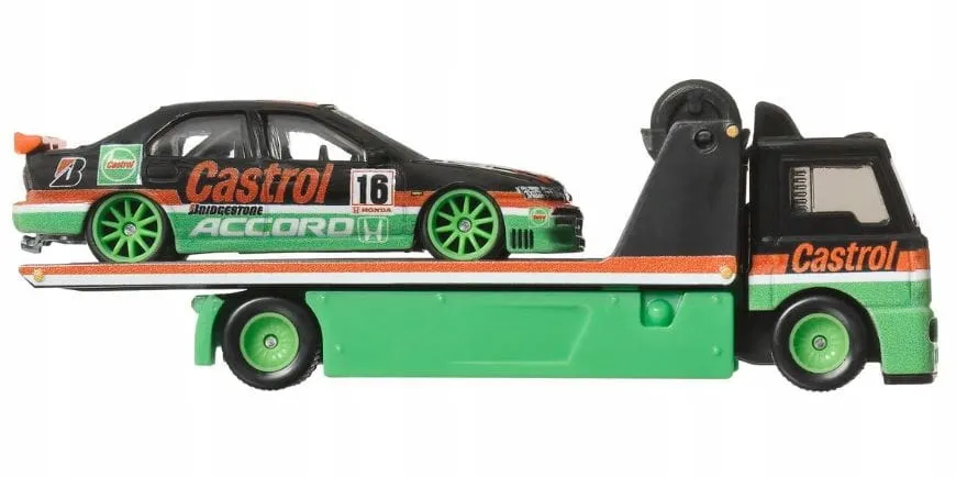 Hot Wheels Team Transport Castrolセット Amazon.com: Hot Wheels Equpos Transport Truck - Assorted