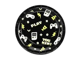 talerzyki-papierowe-gamepad-23cm-tpp88