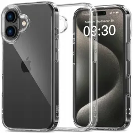 tech-protect-flexair-hybrid-case-do-iphone-16-clear-wysoka-ochrona