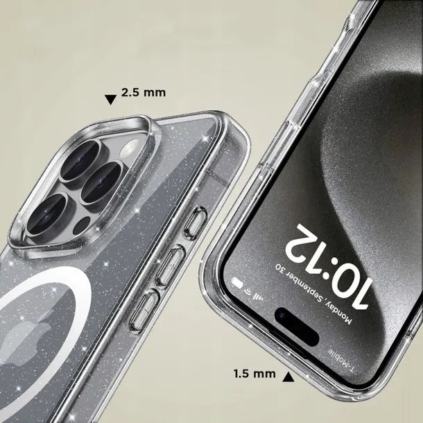 tech-protect-flexair-hybrid-do-magsafe-case-do-iphone-16-pro-glitter-przeznaczenie-apple