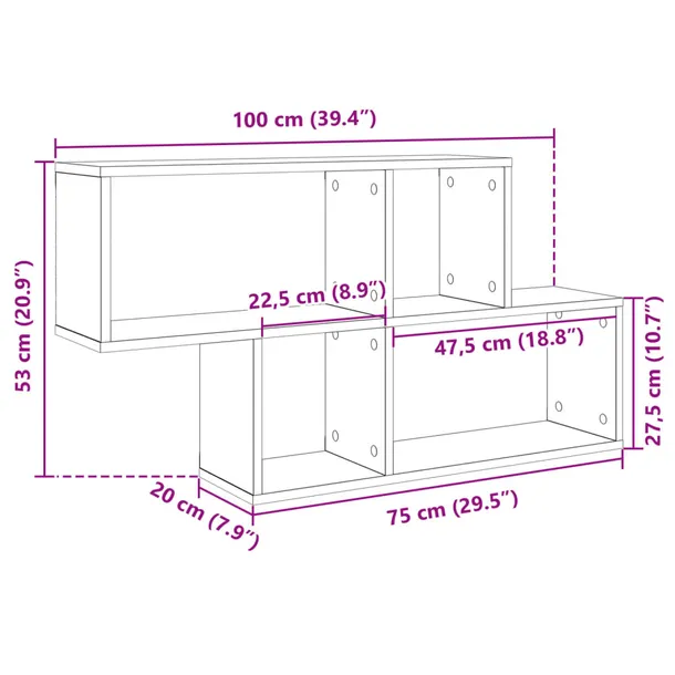 polka-scienna-dab-sonoma-100x20x53-cm-waga-z-opakowaniem-9-8-kg