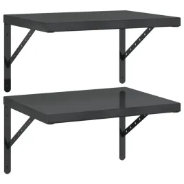 polki-scienne-2-szt-50x40-cm-czarna-stal-nierdzewna