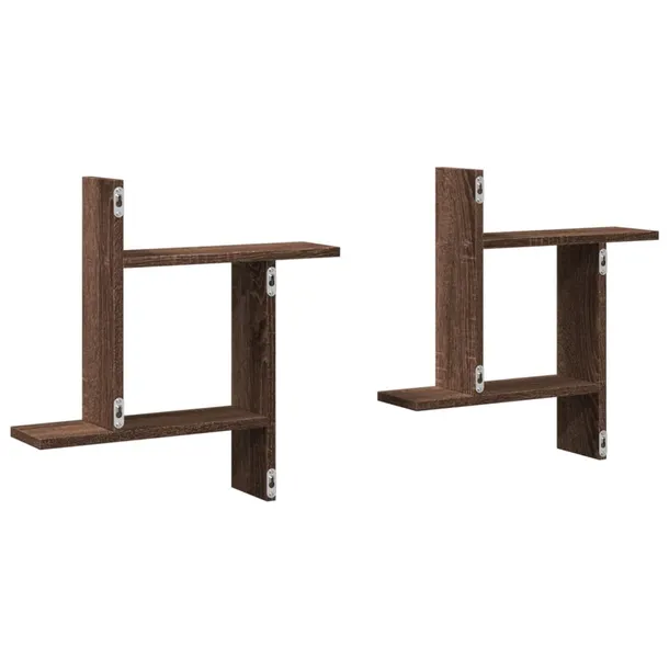 polki-scienne-2-szt-brazowy-dab-50x12x50-cm-glebokosc-mebla-12-cm