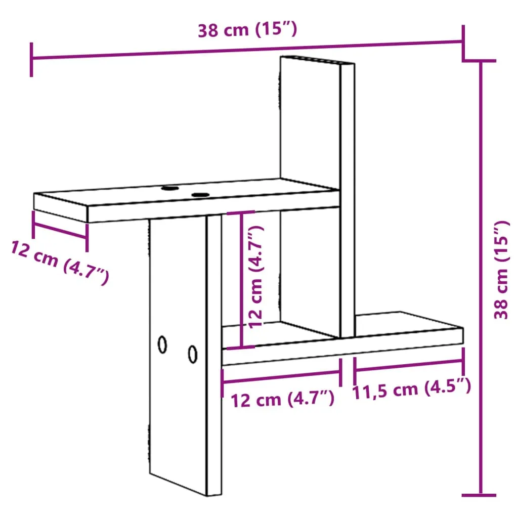 polki-scienne-2-szt-dab-sonoma-38x12x38-cm-stan-nowy
