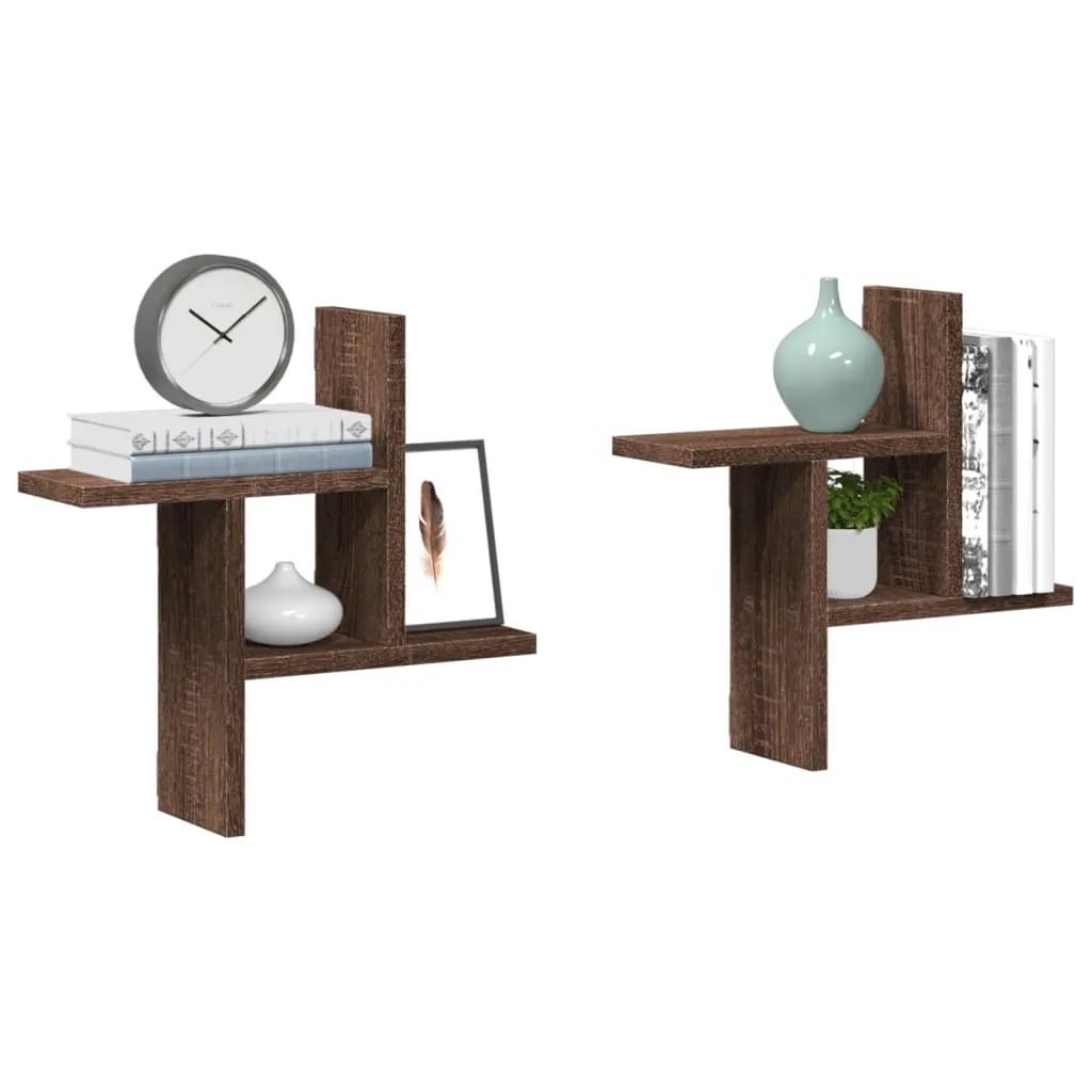polki-scienne-2-szt-brazowy-dab-38x12x38-cm