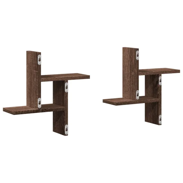 polki-scienne-2-szt-brazowy-dab-38x12x38-cm-glebokosc-mebla-1-cm