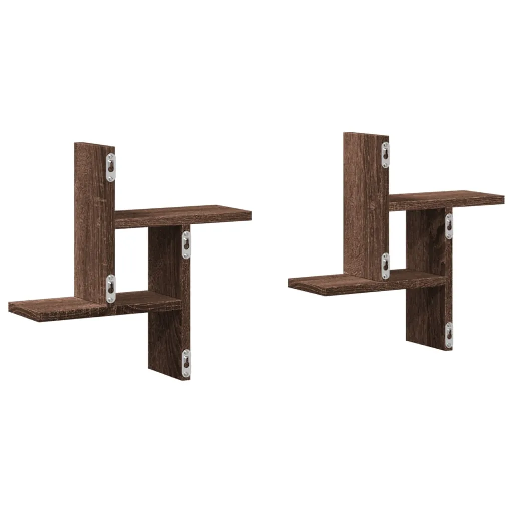 polki-scienne-2-szt-brazowy-dab-38x12x38-cm