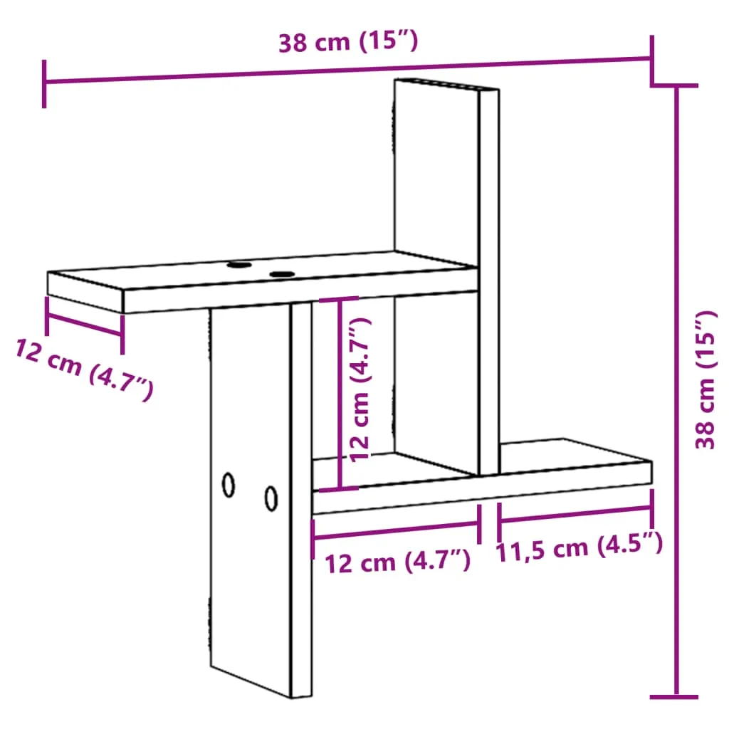 polki-scienne-2-szt-brazowy-dab-38x12x38-cm-stan-nowy