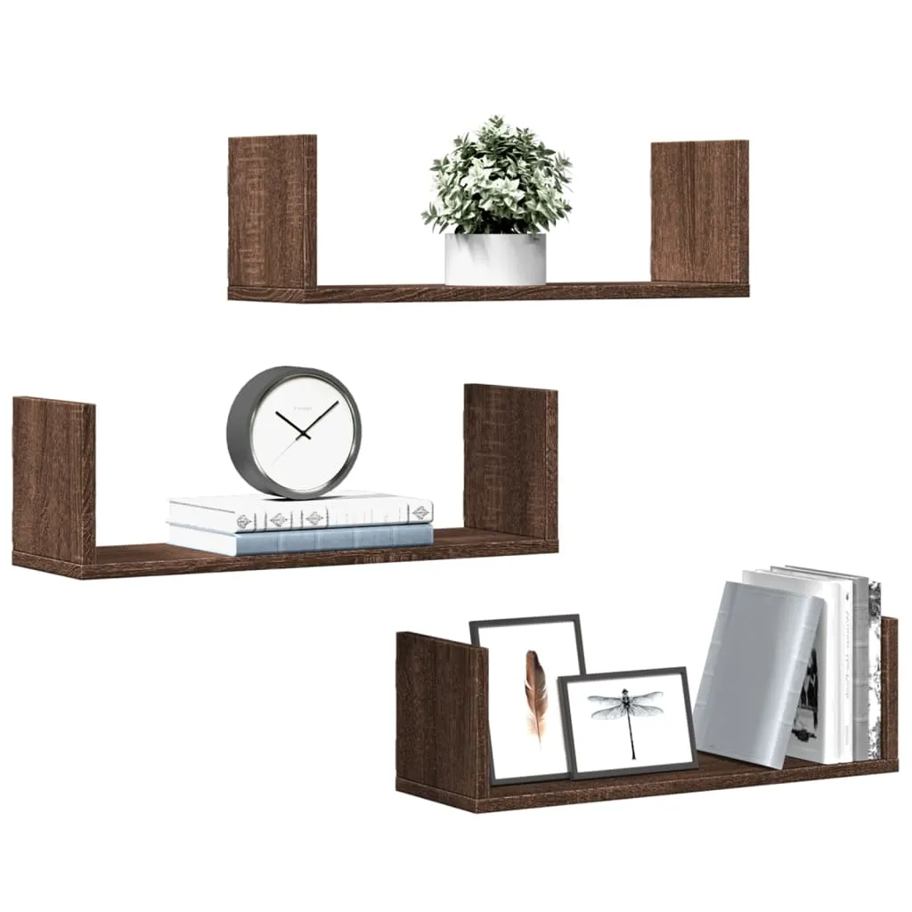 polki-scienne-3-szt-brazowy-dab-58x18x18-cm