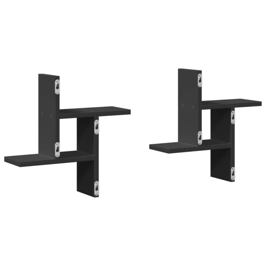 polki-scienne-2-szt-czarne-38x12x38-cm