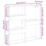 szafka-scienna-brazowy-dab-80x15x80-cm-producent-vidaxl-stan-nowy