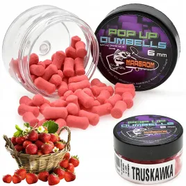 dumbells-pop-up-6-mm-margrom-truskawka-przyneta-method-feeder