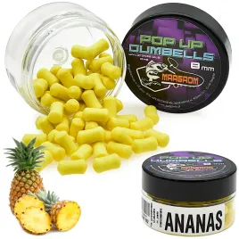 dumbells-pop-up-8-mm-margrom-ananas-przyneta-method-feeder