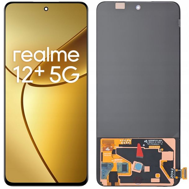 REALME 12 PLUS INCELL EKRAN LCD + DOTYK CZARNY