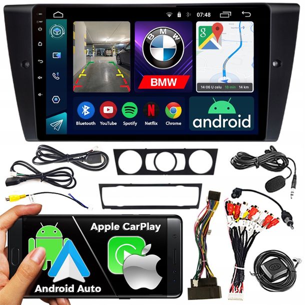 RADIO SAMOCHODOWE NCS RS-305 BMW E90 E91 E92 2005-2012 ANDROID NAWIGACJA