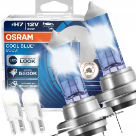 mocne-biale-zarowki-h7-osram-cool-blue-boost-hyper-led-look-zestaw-w5w