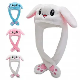 czapka-pluszowa-krolik-ruchome-uszy-swiecaca-led
