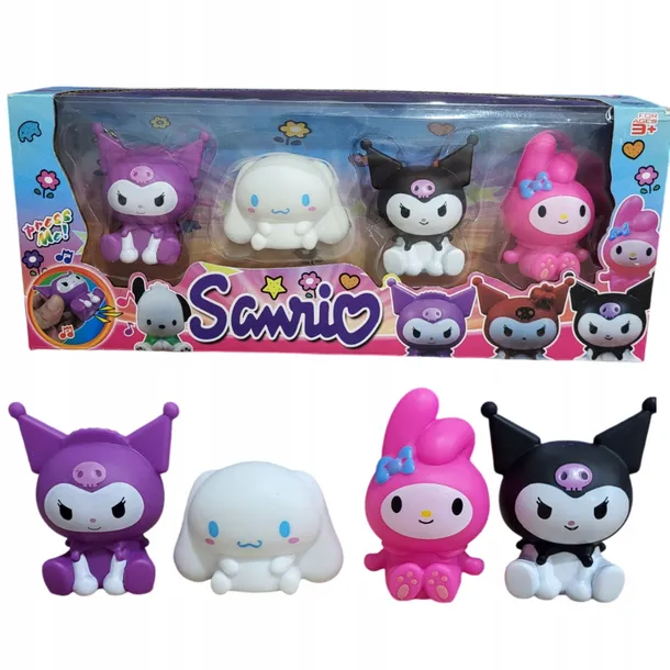 Zestaw Figurek Sanrio KUROMI CINNAMOROLL HELLO KITTY MY
