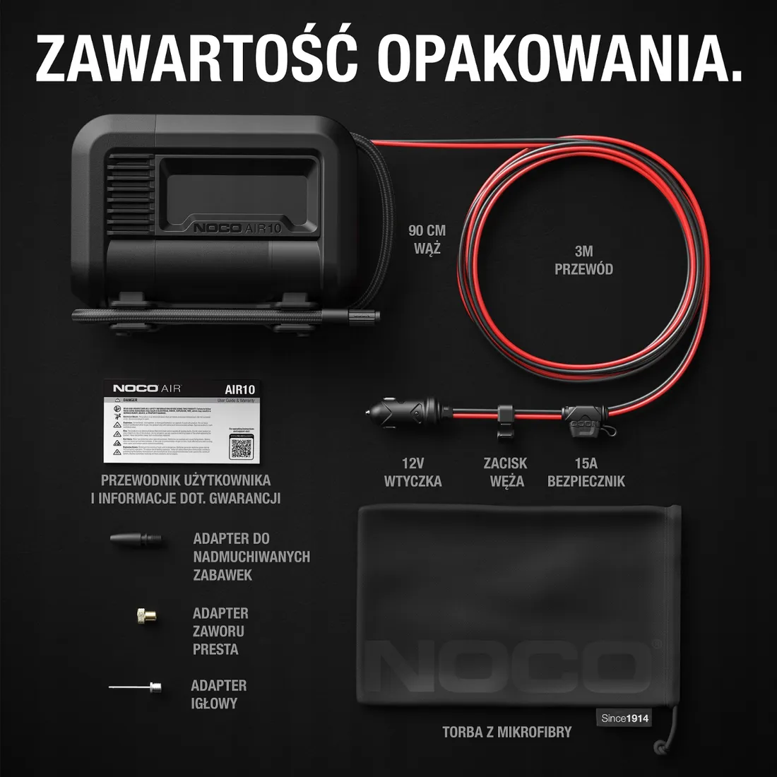 noco-air10-przenosny-kompresor-szybki-12v-60psi-414-bar-stan-nowy