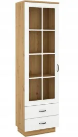 witryna-60x210cm-szuflady-salon-jadalnia-bialy-dab-artisan