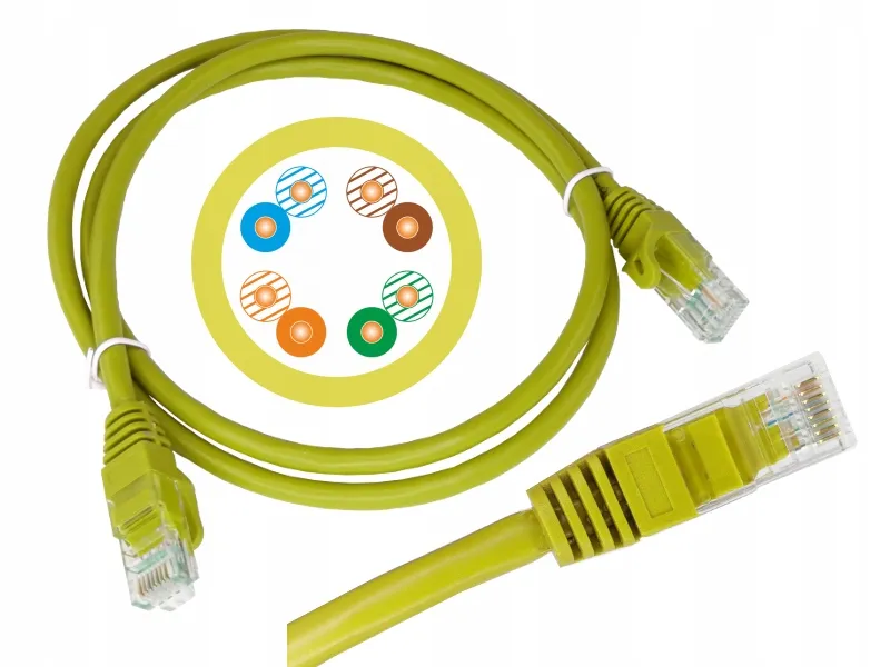 kabel-patchcord-utp-kat-5e-025m-zolty