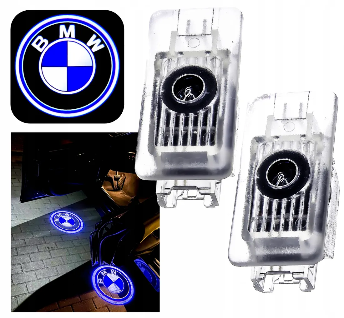 2X LED Porta Auto Proiettore Di Luce Per BMW 1 2 3 X1 Serie