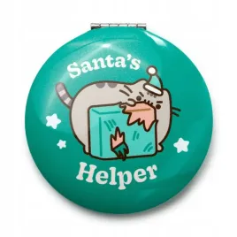 lusterko-skladane-kot-pusheen-przygotowania-do-swiat-zielone