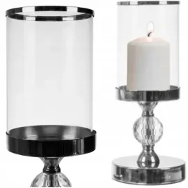 swiecznik-szklany-lampion-krysztalowy-glamour-28-cm